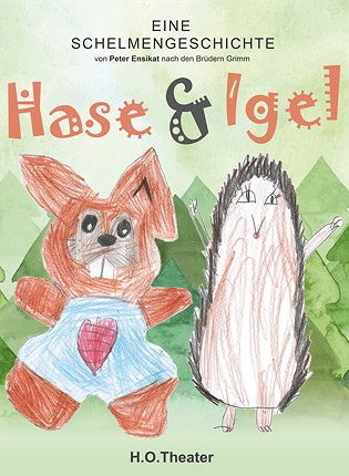 Hase und Igel - Plakat